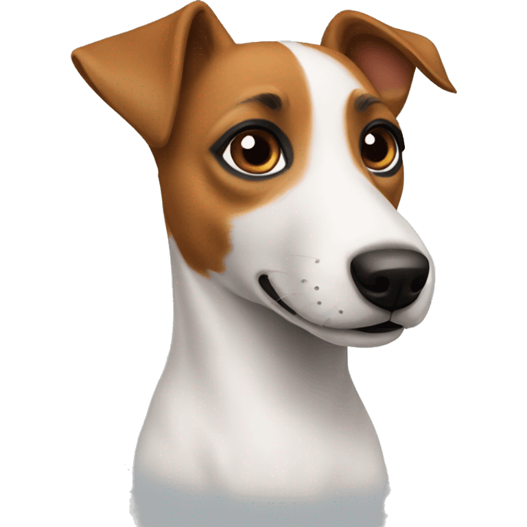 Un perro Jack russel emoji