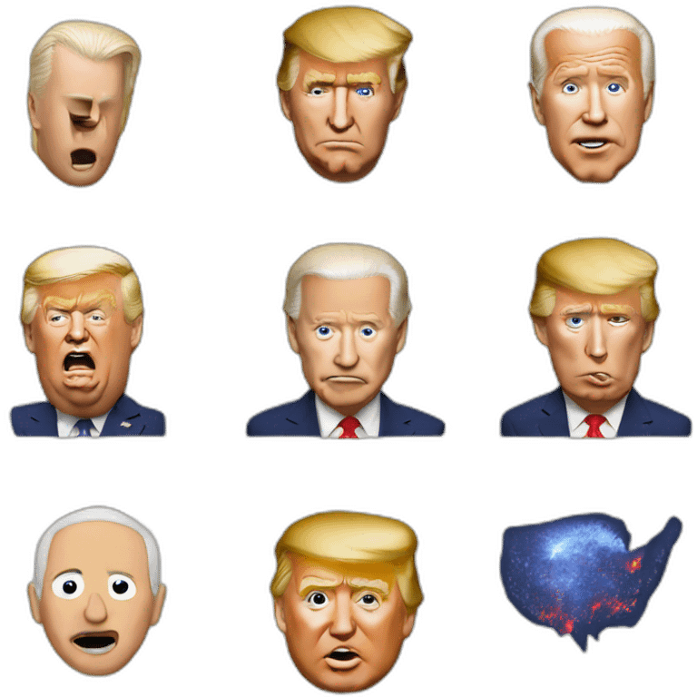 Biden qui bat trump emoji