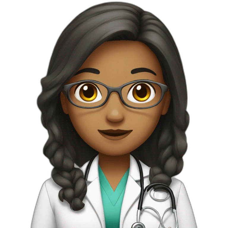 girl doctor emoji