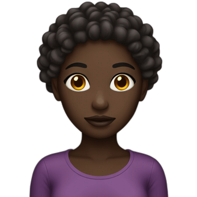 darkskin girl  emoji