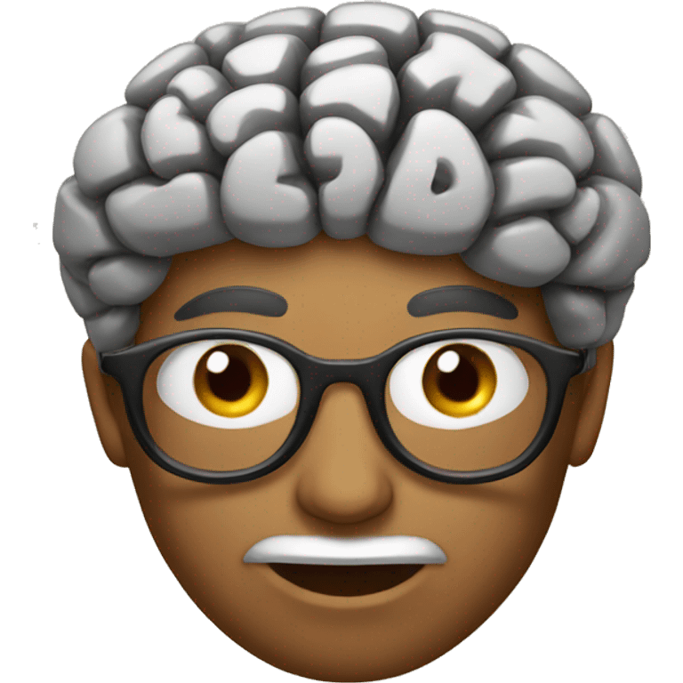 Smart Brain Emoji  emoji