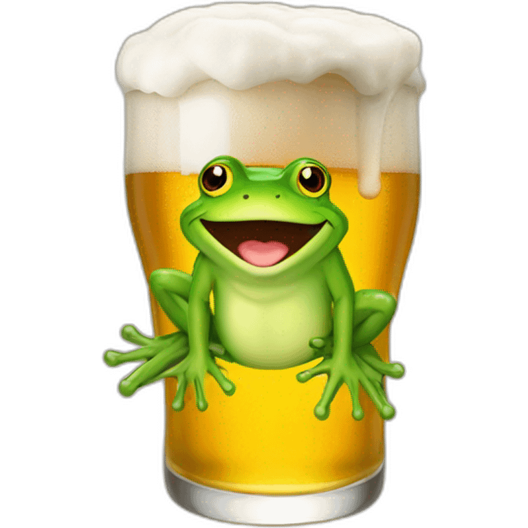 frog-bier emoji