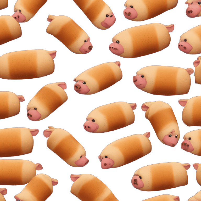 pigs in blanket sausage  emoji