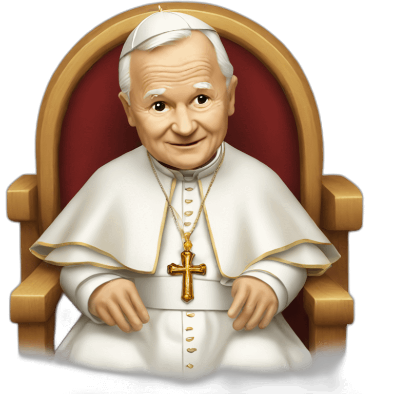 Pope John Paul II emoji