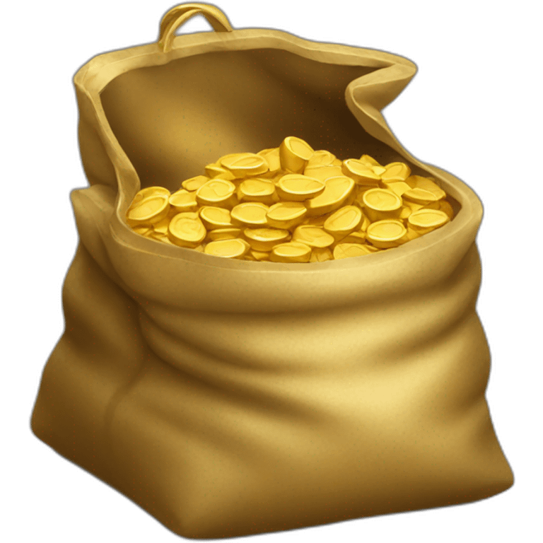 a bag of gold emoji