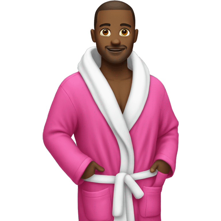 hot pink bathrobe emoji