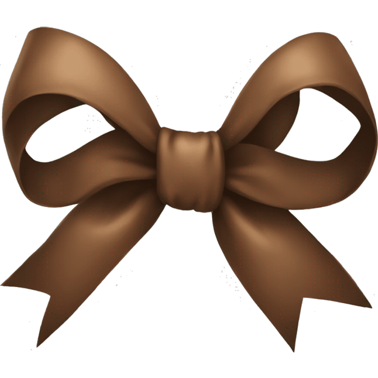 Brown bow emoji