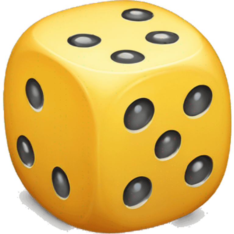 dice with 6 dots on top and 6 dots on left and 6 on right side emoji