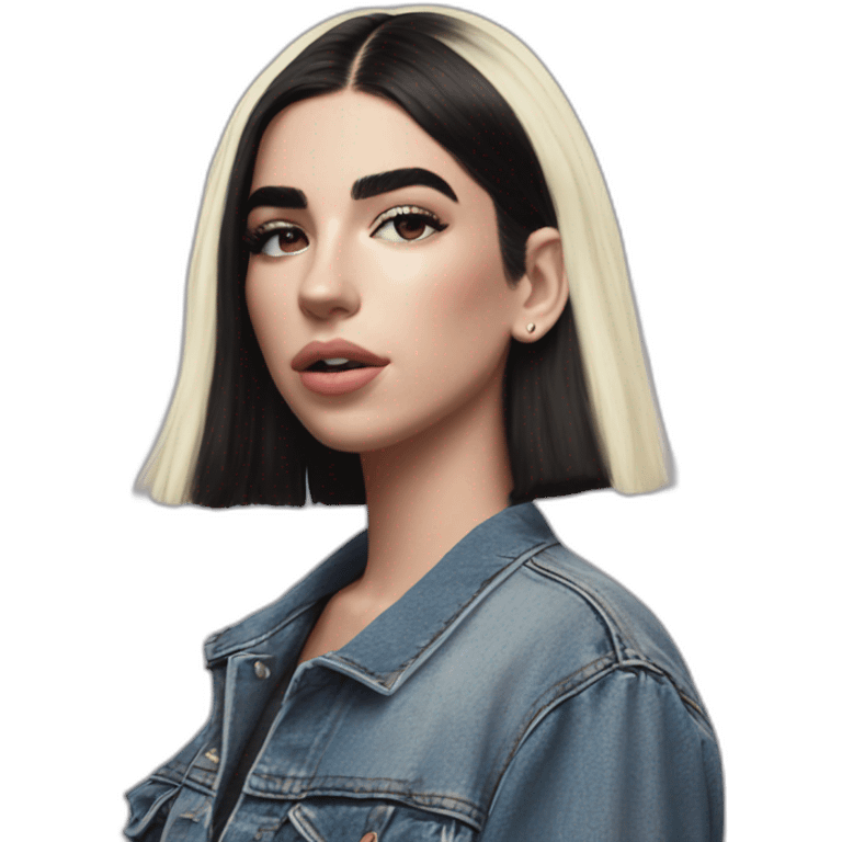 Dua lipa bautifull emoji