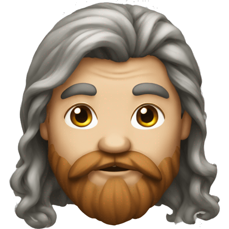 Dwarf with long hair emoji