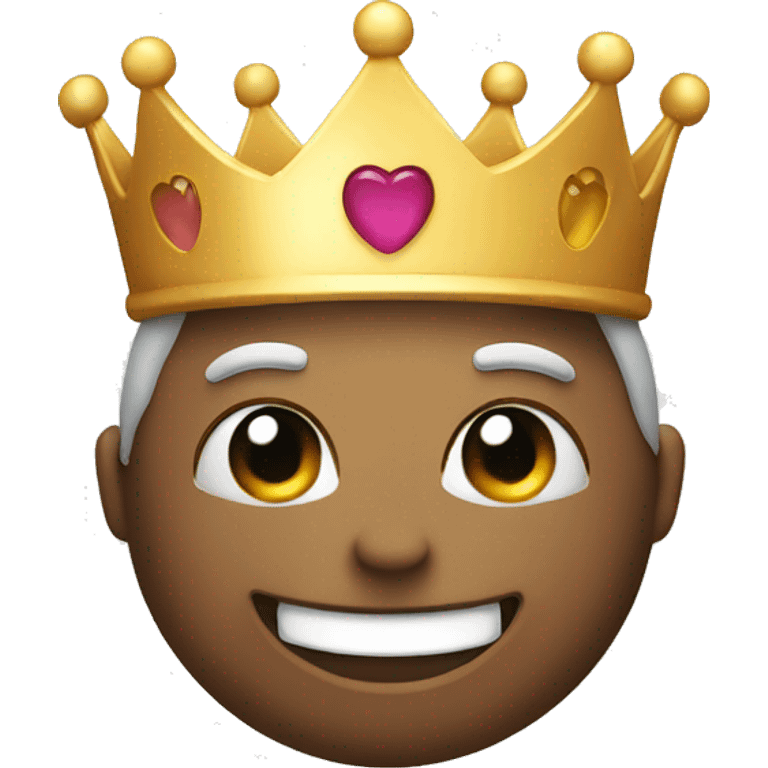 smile with a crown emoji