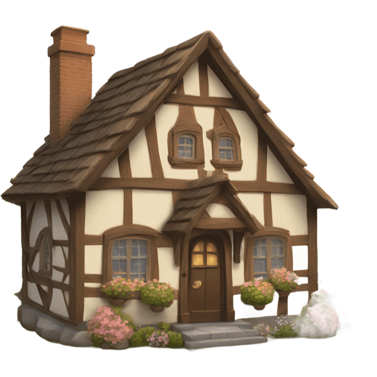 Storybook cottage emoji