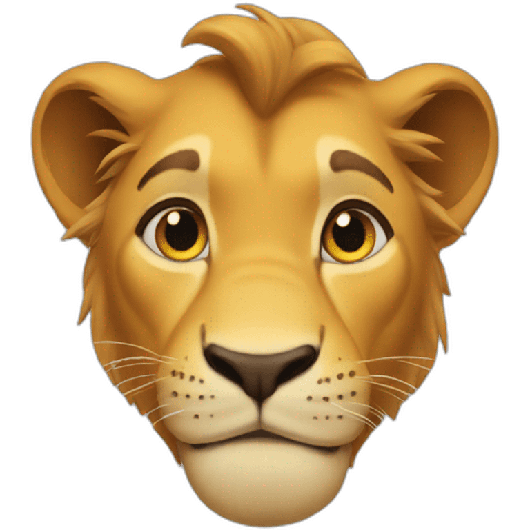 Simba nod emoji