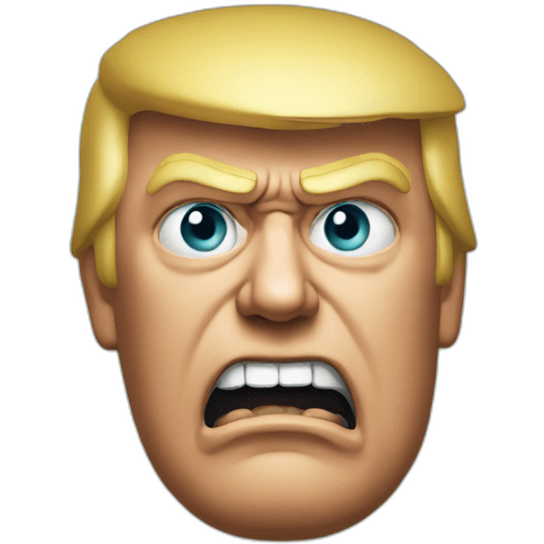 Angry Trump emoji