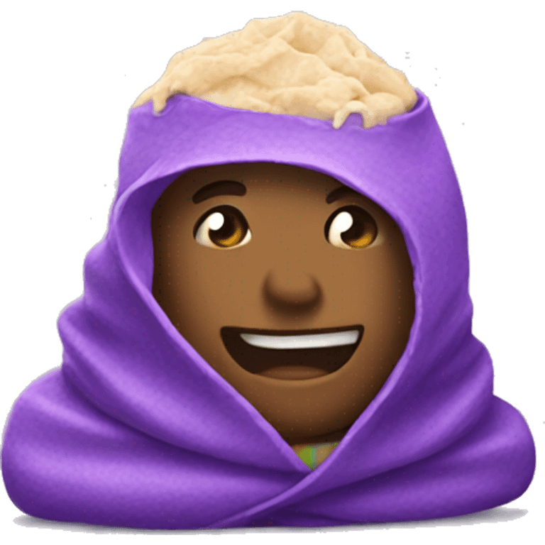 Purple burrito emoji