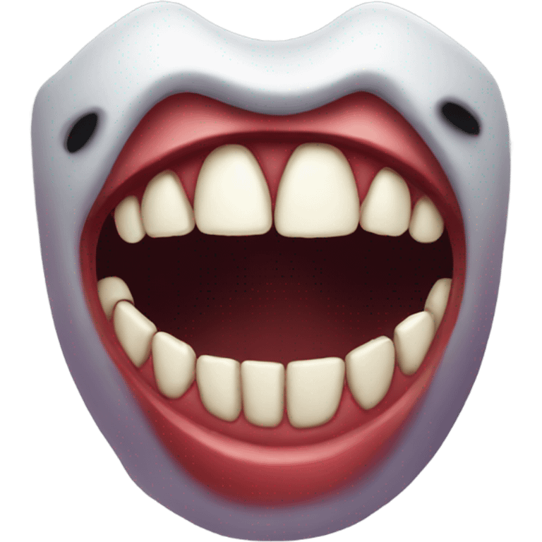 Vampire teeth emoji