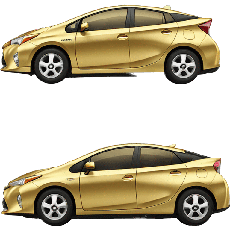 toyota Prius made of gold  emoji