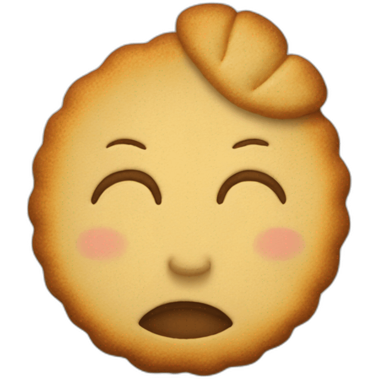 cuadro de una galleta emoji