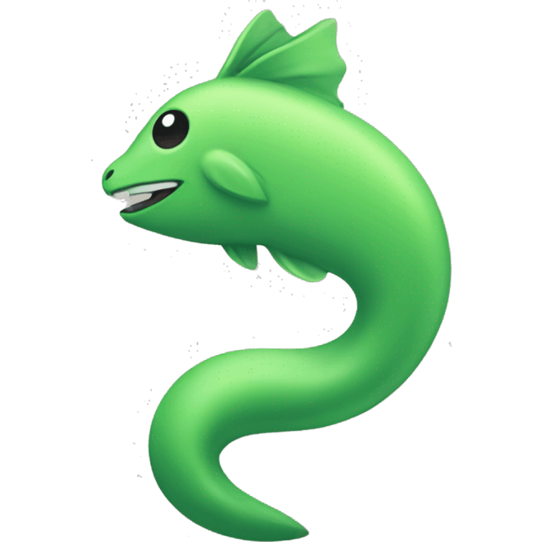 Detached Green tail no head emoji