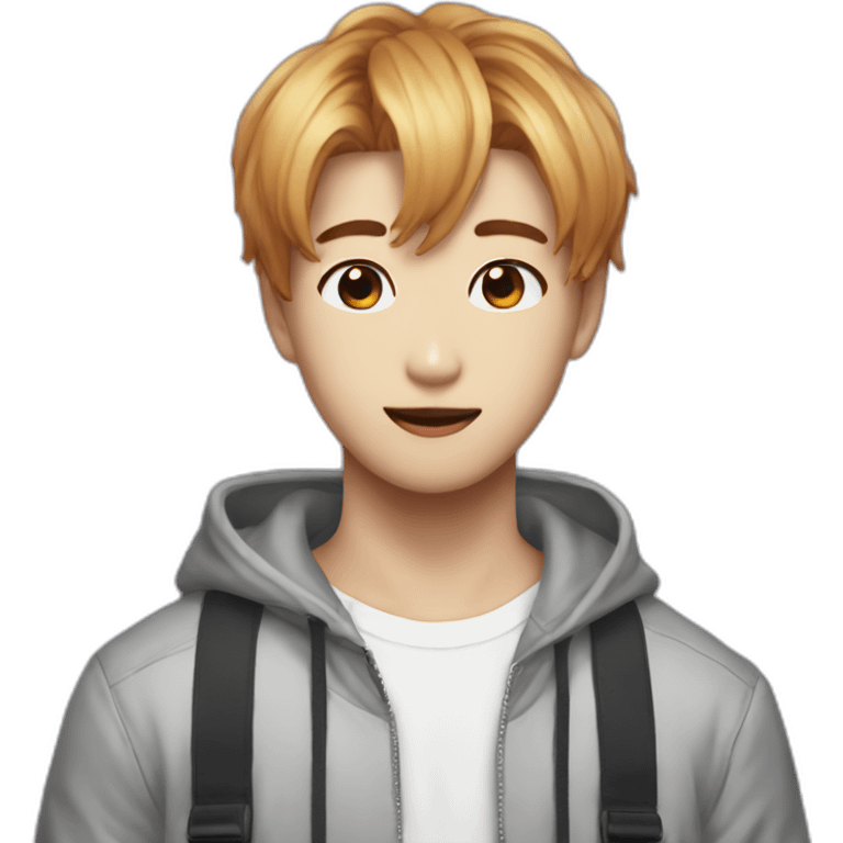 V from BTS groupe KPOP emoji