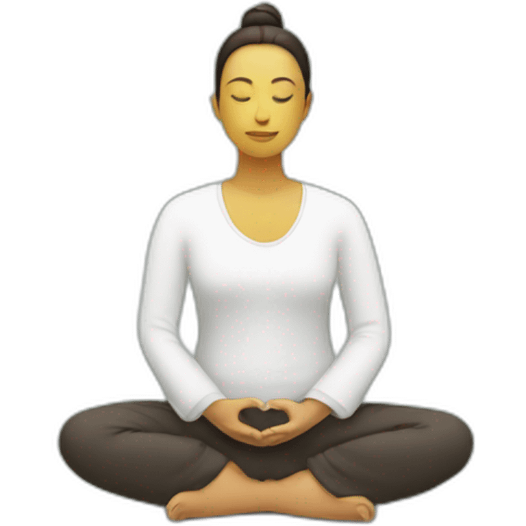 meditation calmness emoji