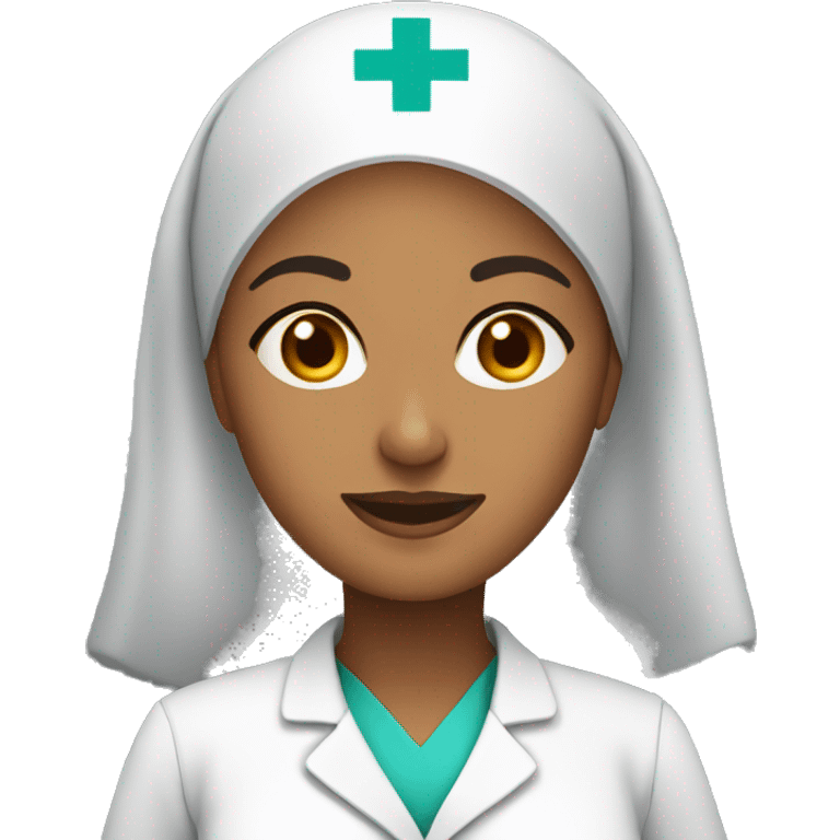 muslim nurse woman age 42 emoji