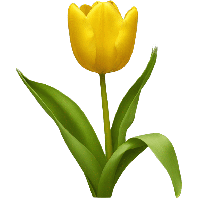 yellow tulip emoji