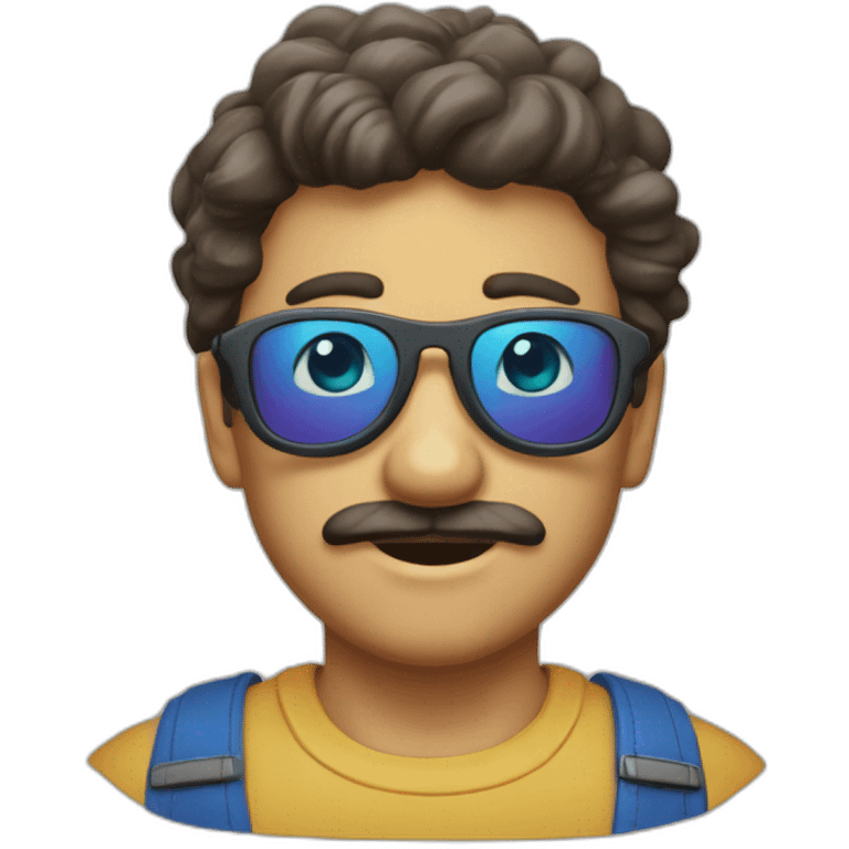 marioet lunettes de soleil emoji