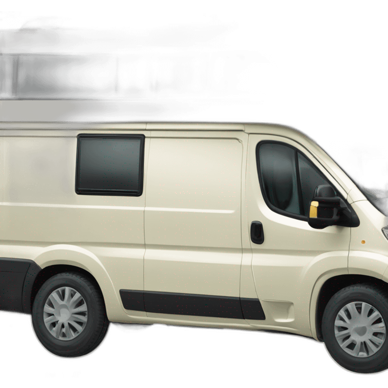 Camper van fiat Ducato L4 H2 decorada con espirales emoji