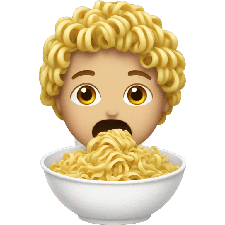 Eating noodles  emoji