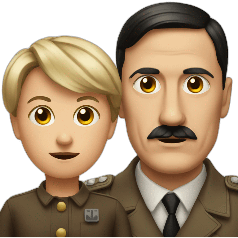 Hitler and his mom emoji