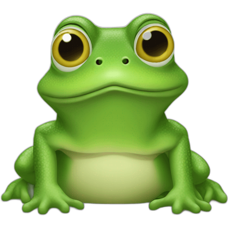 Grenouille-rigole emoji