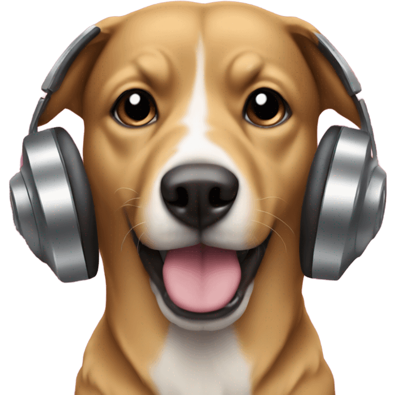 dog dj emoji