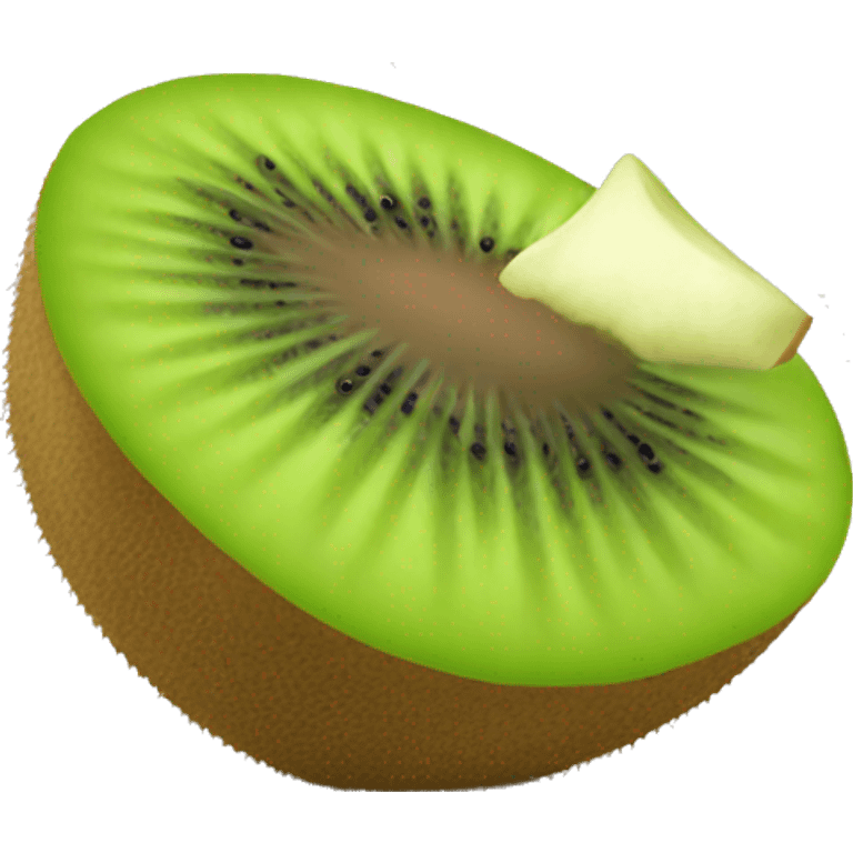 3D kiwi fruit  emoji