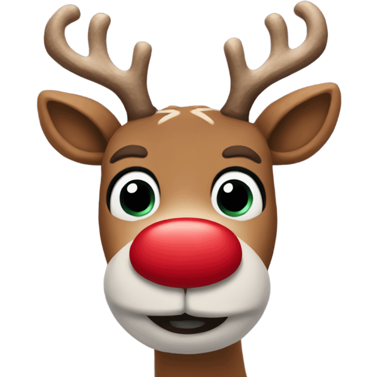 Red Nosed Reindeer emoji