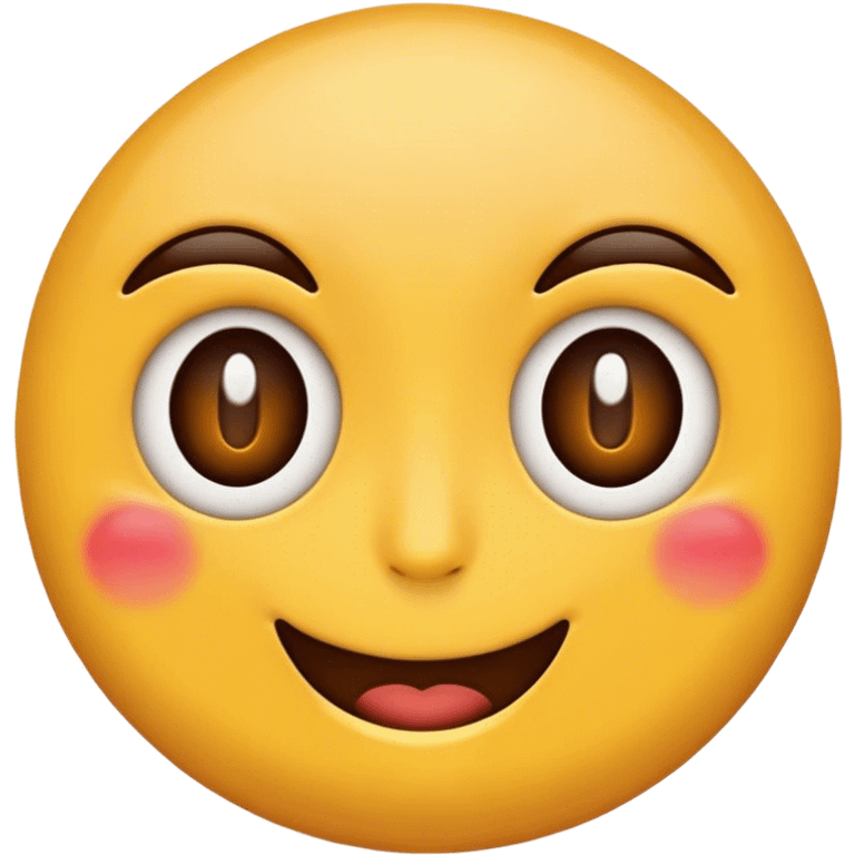 simple smile face with one eye twitching simple super simple just like the regular emojis emoji