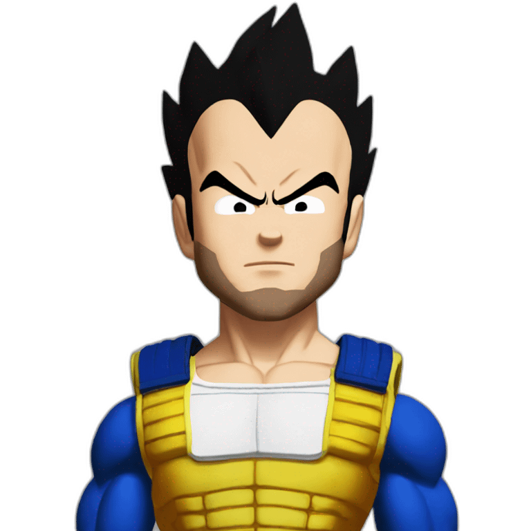 vegeta from dragonball z emoji