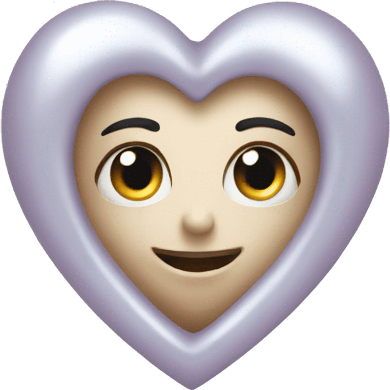 pearl heart emoji