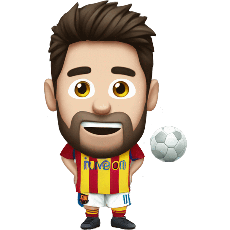 messi tomando coca emoji