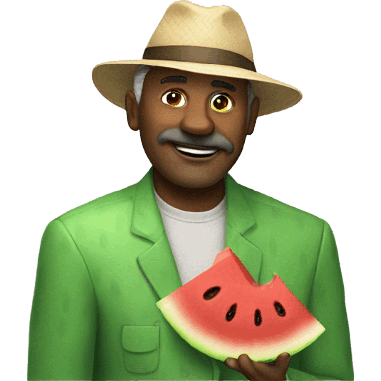 watermelon uncle emoji