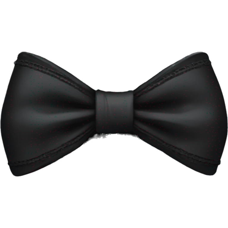 Black gothic bow emoji