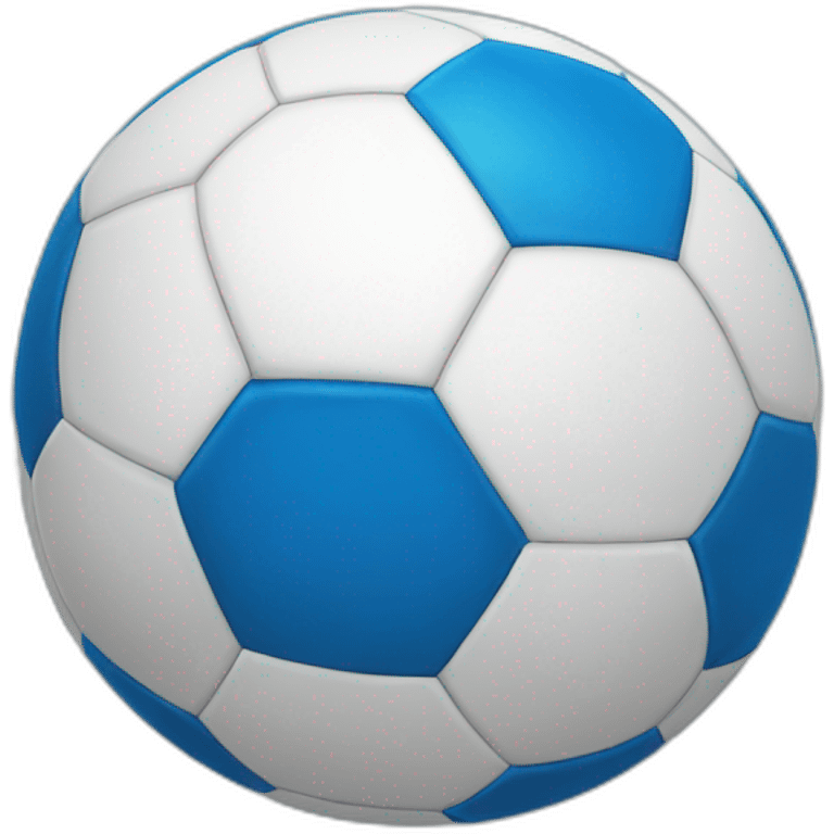 soccer ball blue emoji