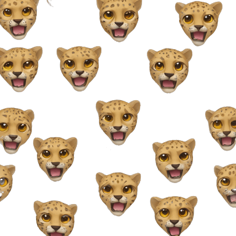 cheetah rawr emoji