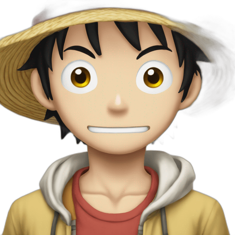 Luffy from the anime One Piece emoji