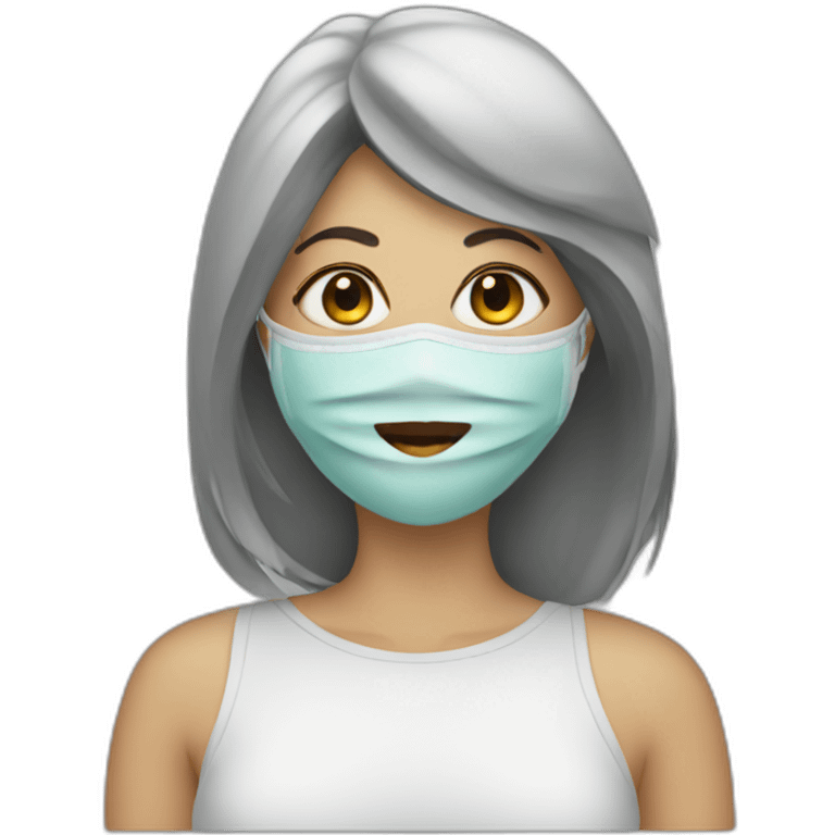 masked woman emoji