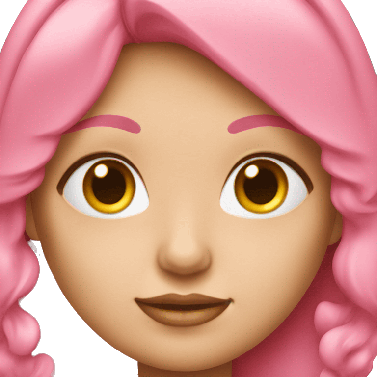 pink girly girl emoji