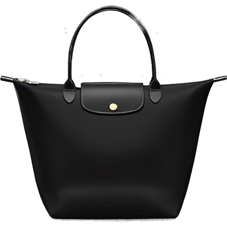 black longchamp tote emoji