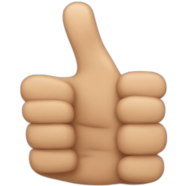 three thumbs up emoji