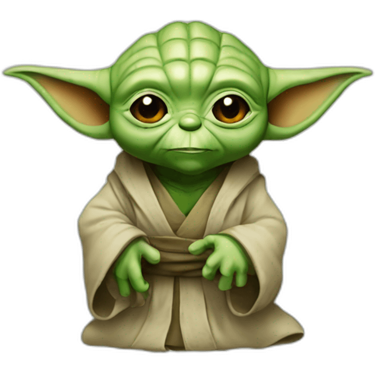 Yoda en slip emoji