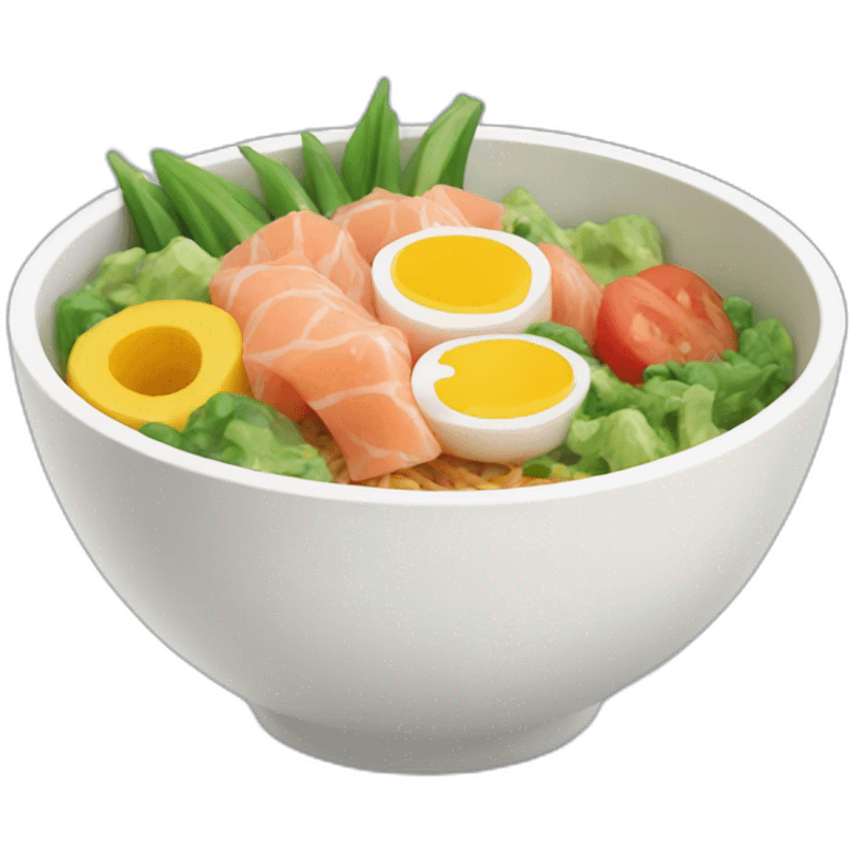 poke bowl emoji